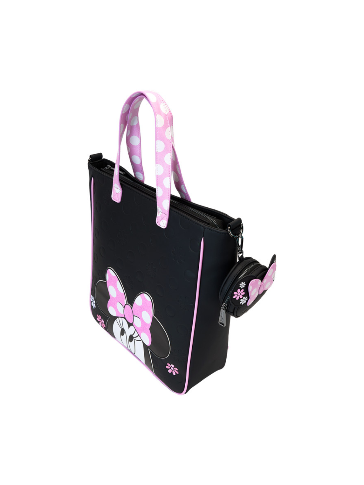 Tote bag "Floral rock the dot" Minnie Mouse LOUNGEFLY