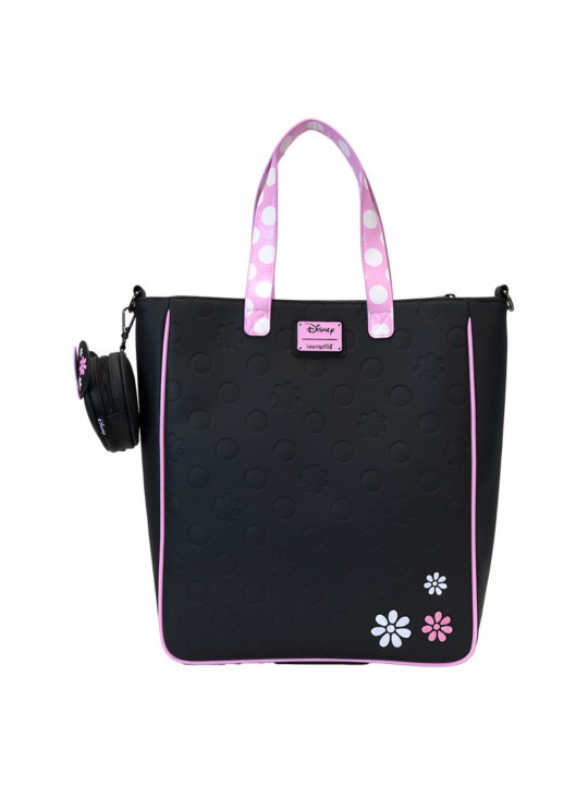 Tote bag "Floral rock the dot" Minnie Mouse LOUNGEFLY
