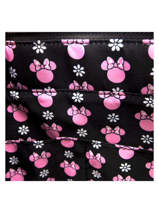 Tote bag "Floral rock the dot" Minnie Mouse LOUNGEFLY