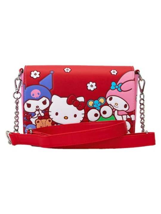 Sac à bandoulière Color block Hello kitty and friends LOUNGEFLY