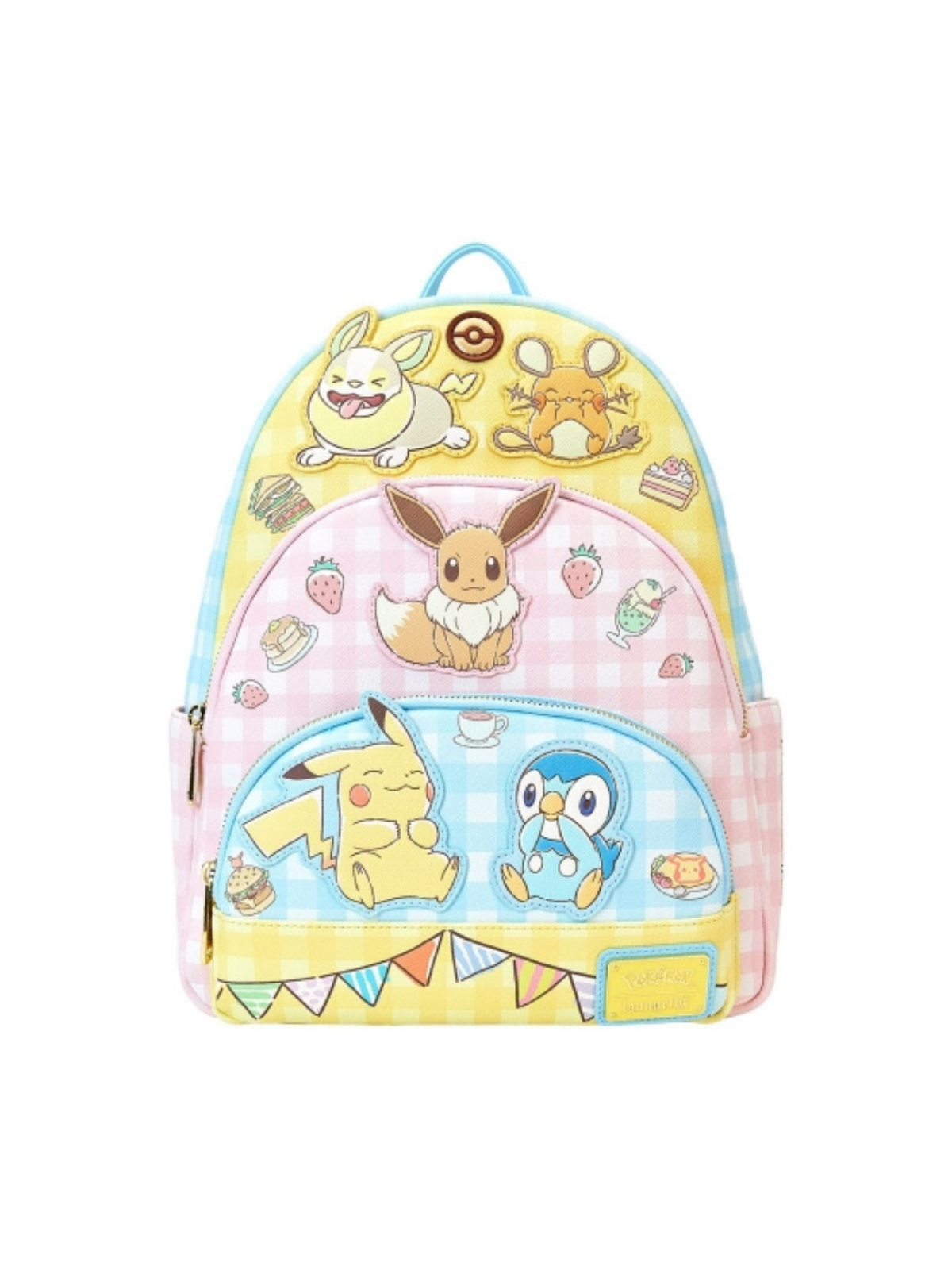 Sac à dos café triple pocket Pokémon LOUNGEFLY