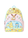 Sac à dos café triple pocket Pokémon LOUNGEFLY
