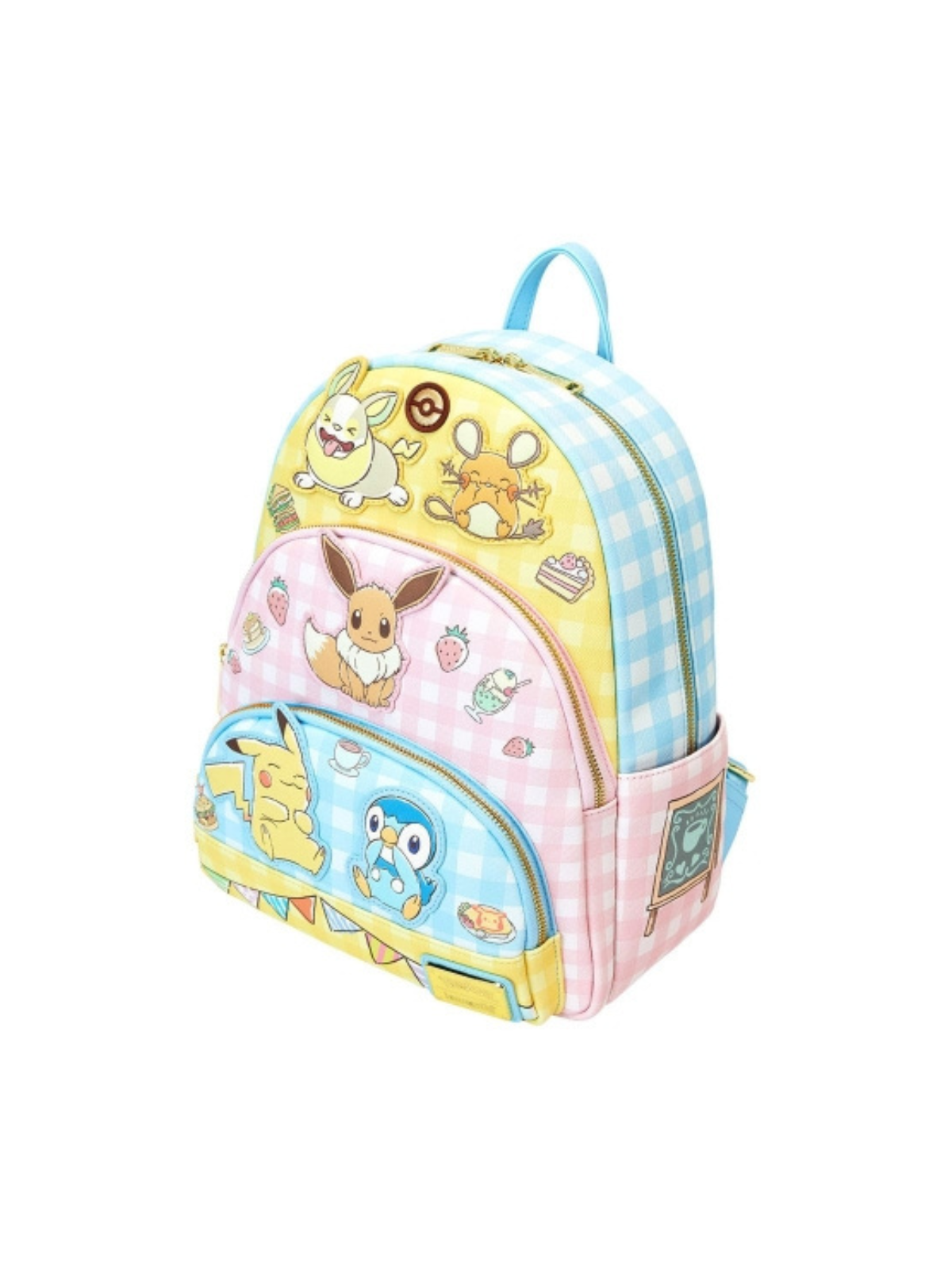 Sac à dos café triple pocket Pokémon LOUNGEFLY
