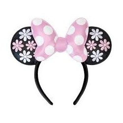 Ears Floral rock the dot Minnie Mouse LOUNGEFLY