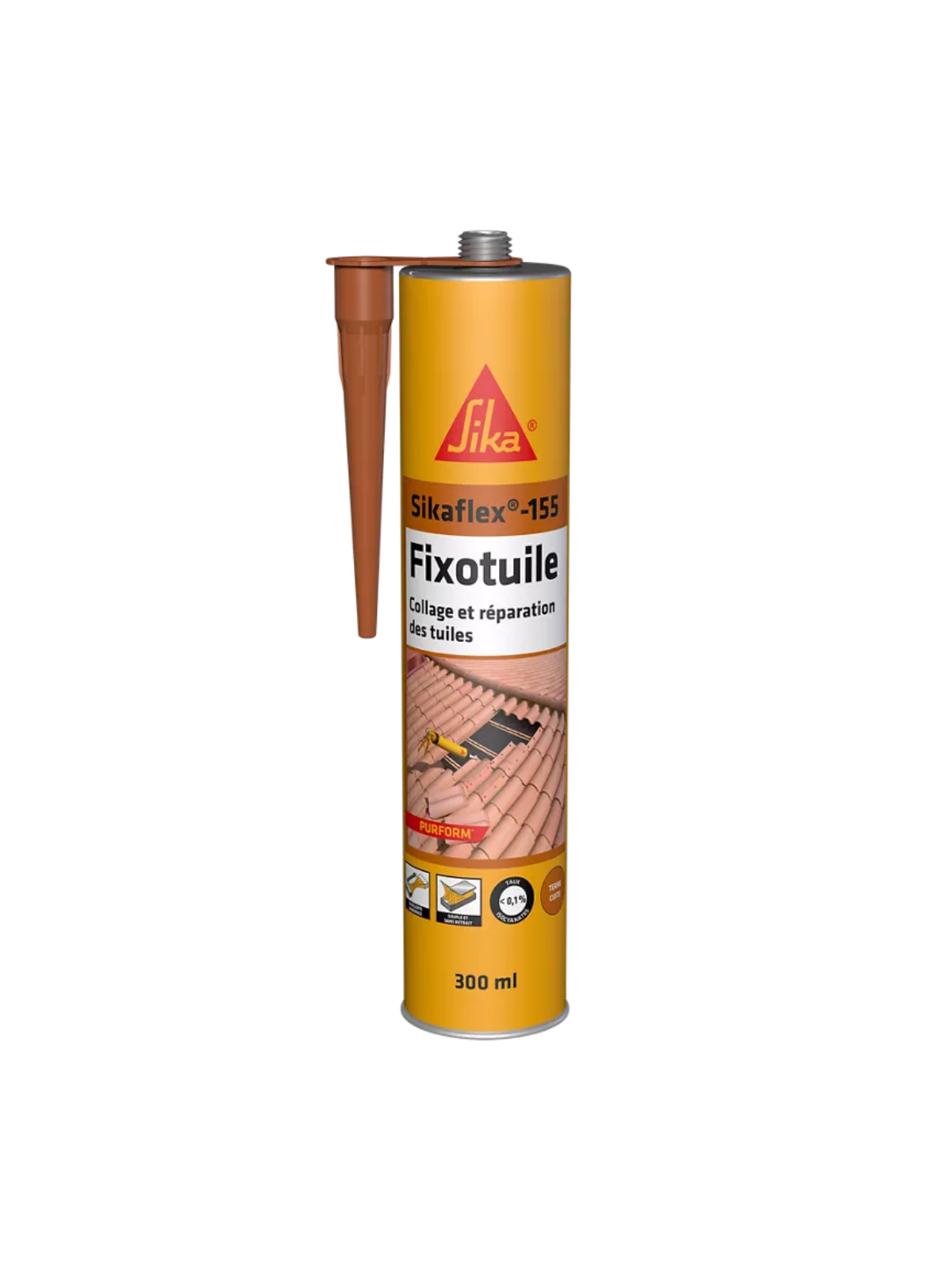 Sikaflex 155 FIXOTUILE : Mastic colle pour tuiles extérieures