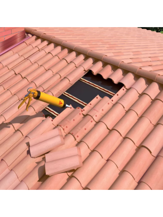 Sikaflex 155 FIXOTUILE : Mastic colle pour tuiles extérieures