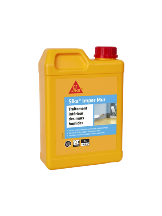 Sika Imper Mur – Traitement résine anti-humidité murs intérieurs