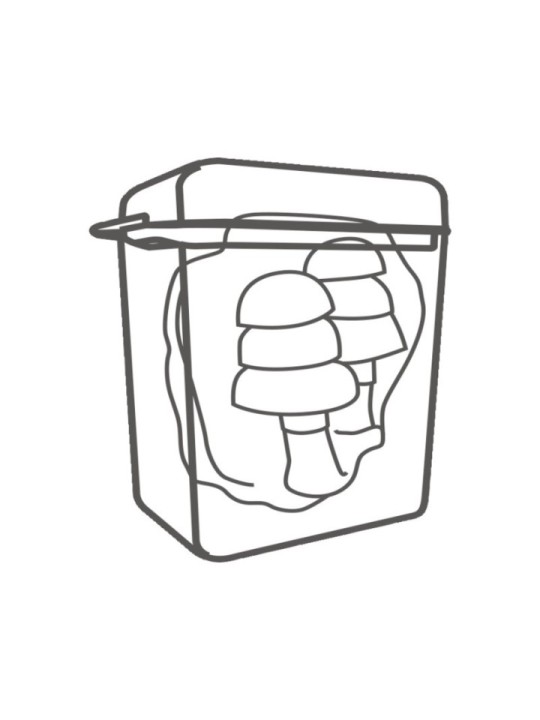 Bouchons d'Oreilles Anti-Bruit 50 pcs CONICFIR050 DELTAPLUS : Protection Auditive