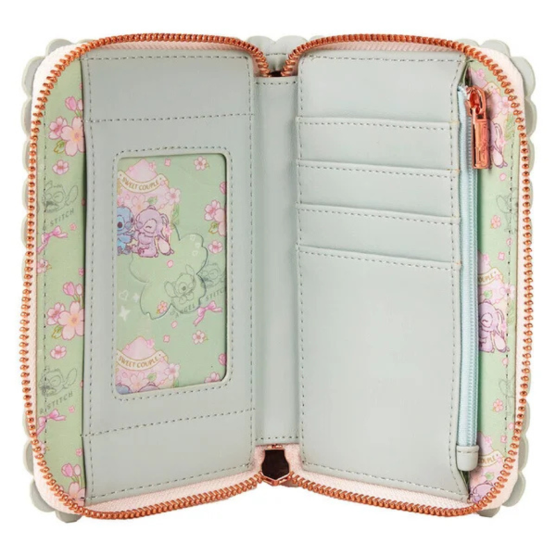 Portefeuille Cherry blossom Stitch LOUNGEFLY