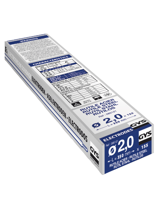 Electrodes soudure  ø 2.00 mm 350 mm GYS 08521 : Performances exceptionnelles