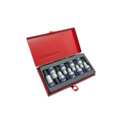 Coffret de douilles tournevis 6 pans 1/2" 9pcs - KING TONY 4110PR