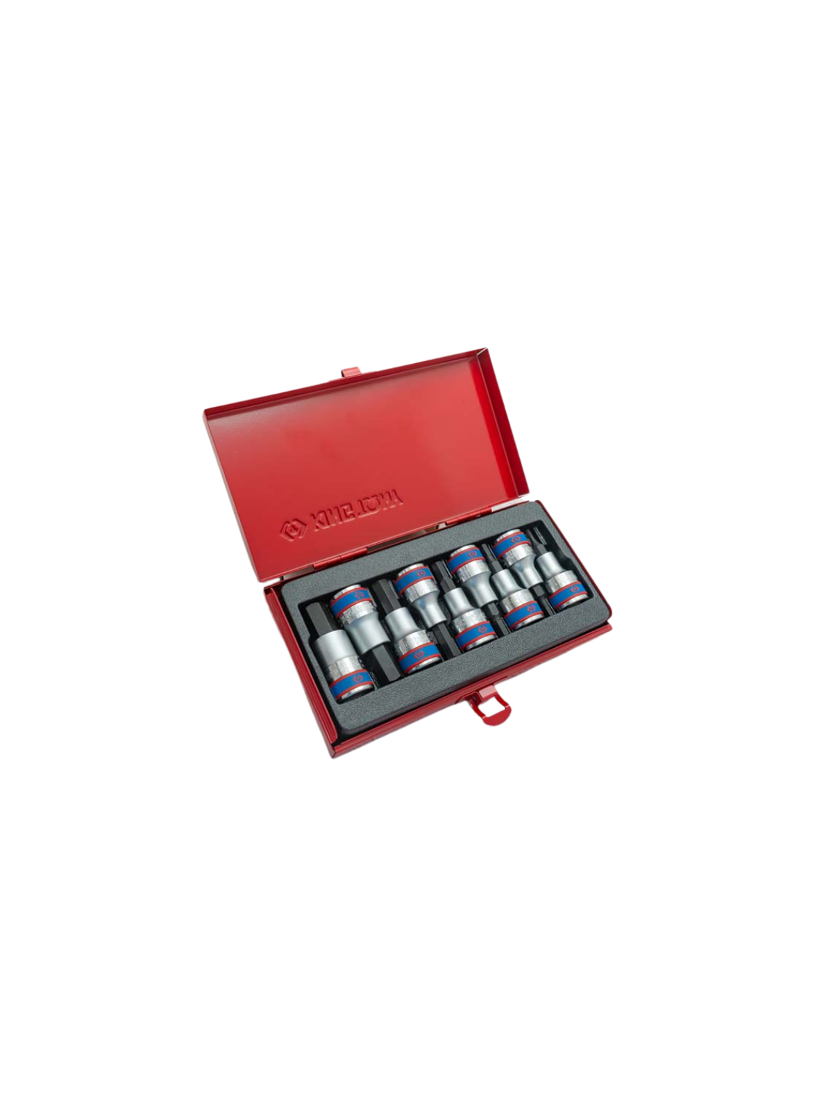 Coffret de douilles tournevis 6 pans 1/2" 9pcs - KING TONY 4110PR