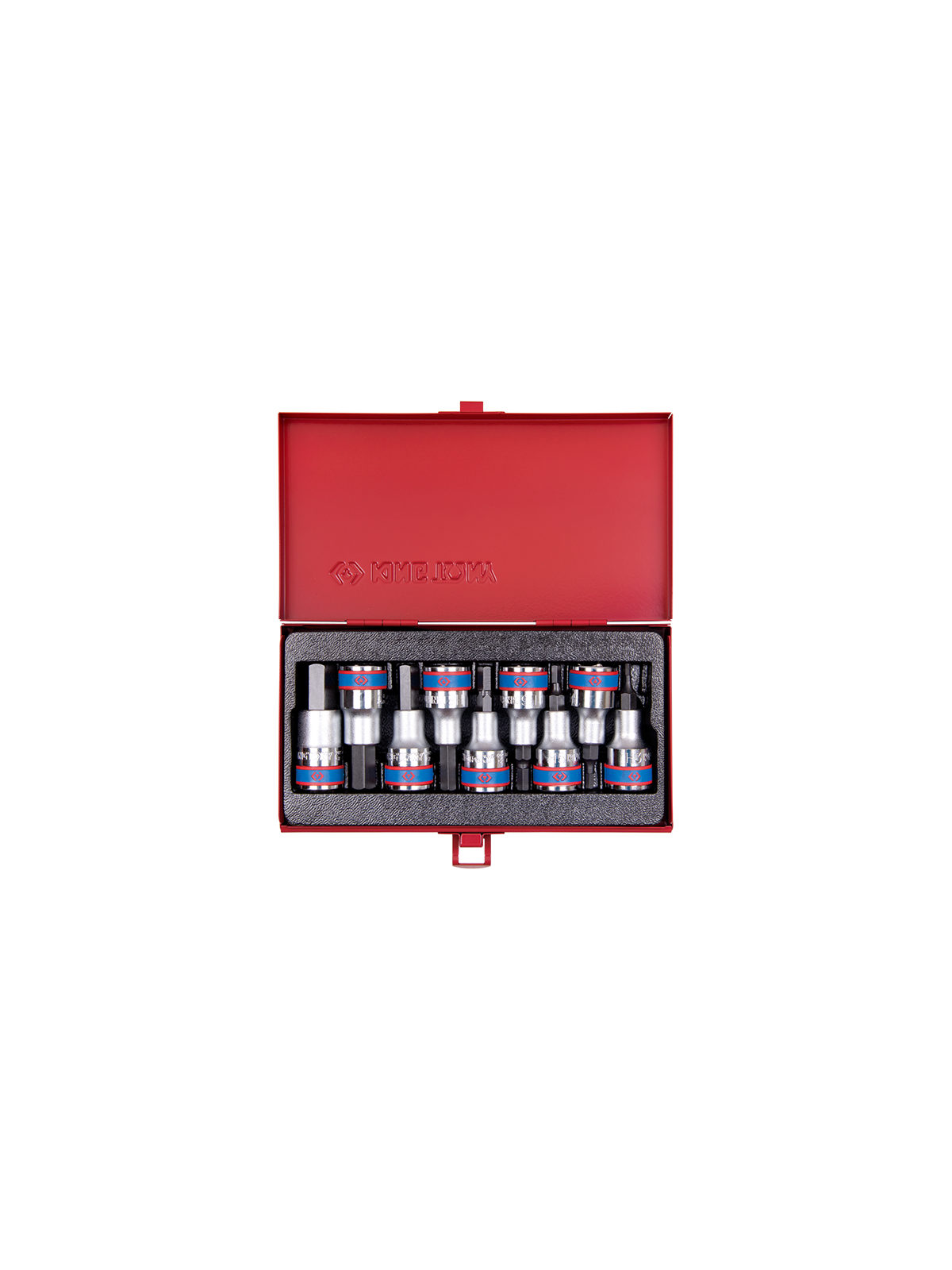 Coffret de douilles tournevis 6 pans 1/2" 9pcs - KING TONY 4110PR
