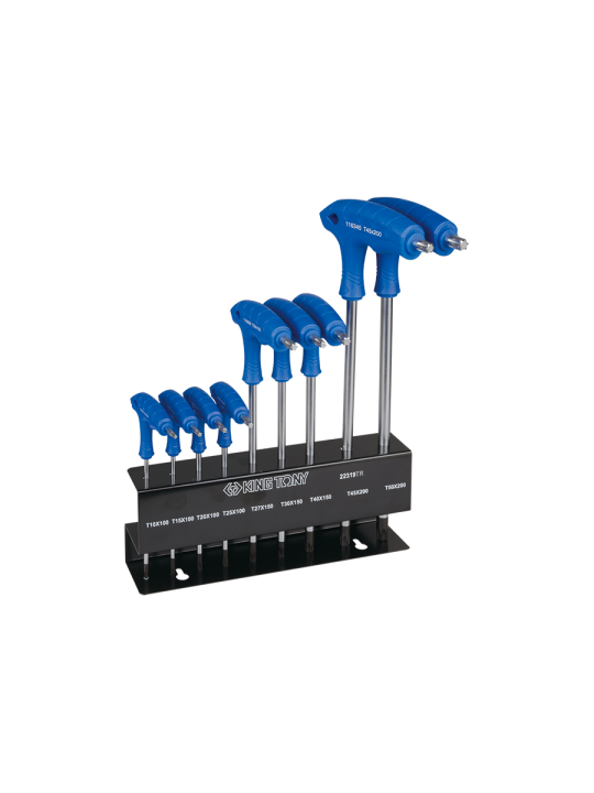 Jeux de clés mâles 9 pièces - KING TONY 22319TR