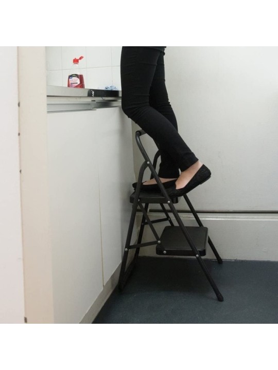 Escabeau 2 marches - SILVERLINE 226092 marche pied