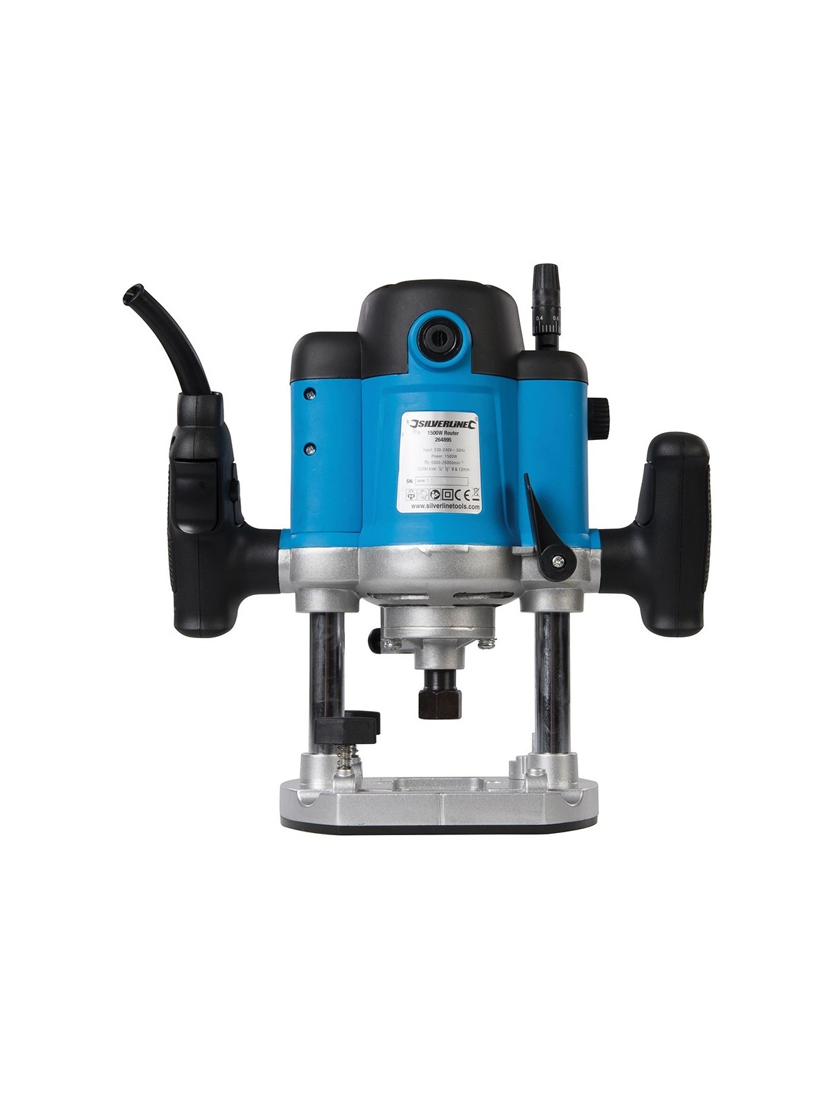 Défonceuse plongeante 1/2" 1500 W - SILVERLINE 264895