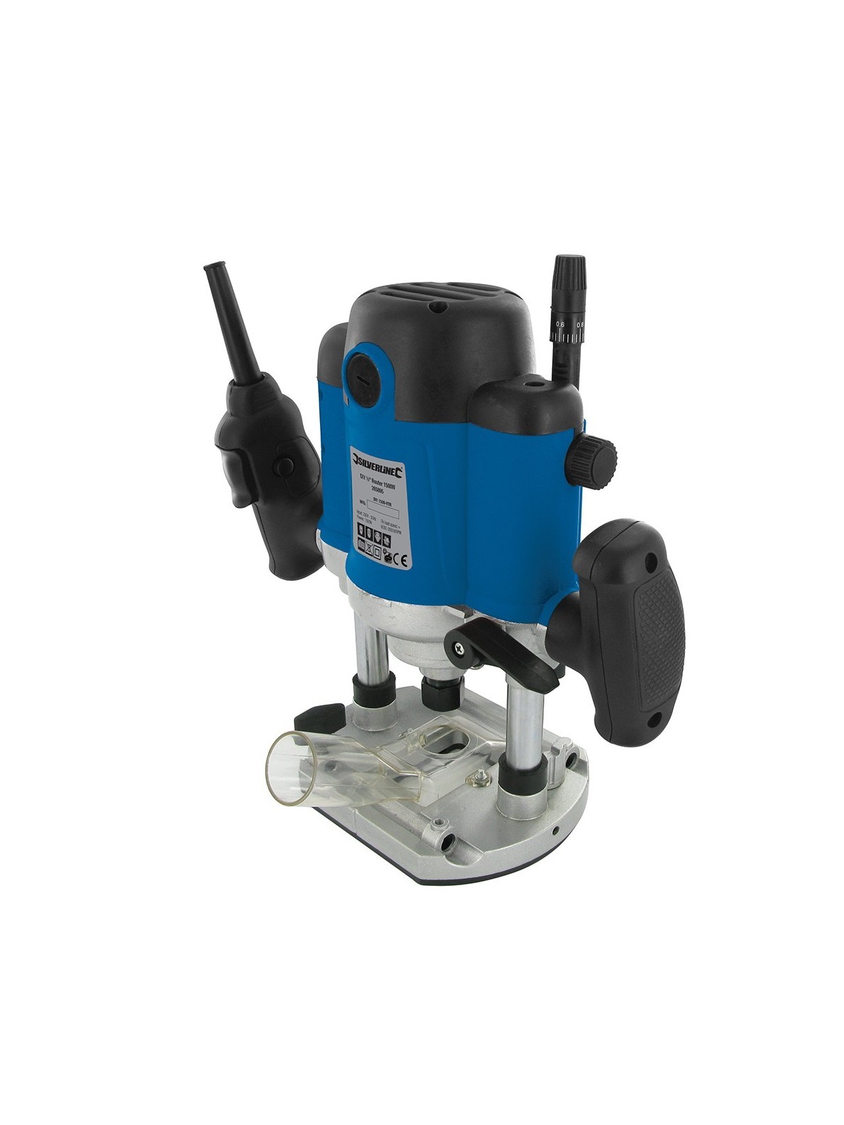 Défonceuse plongeante 1/2" 1500 W - SILVERLINE 264895
