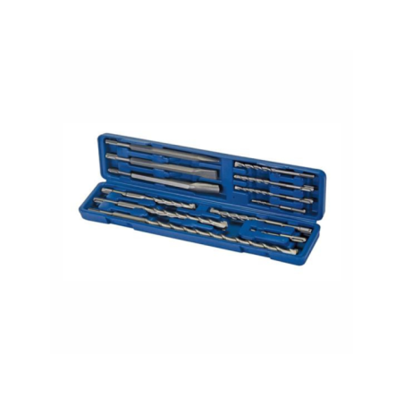 Coffret de forets et burins 12 pièces - SILVERLINE 633750