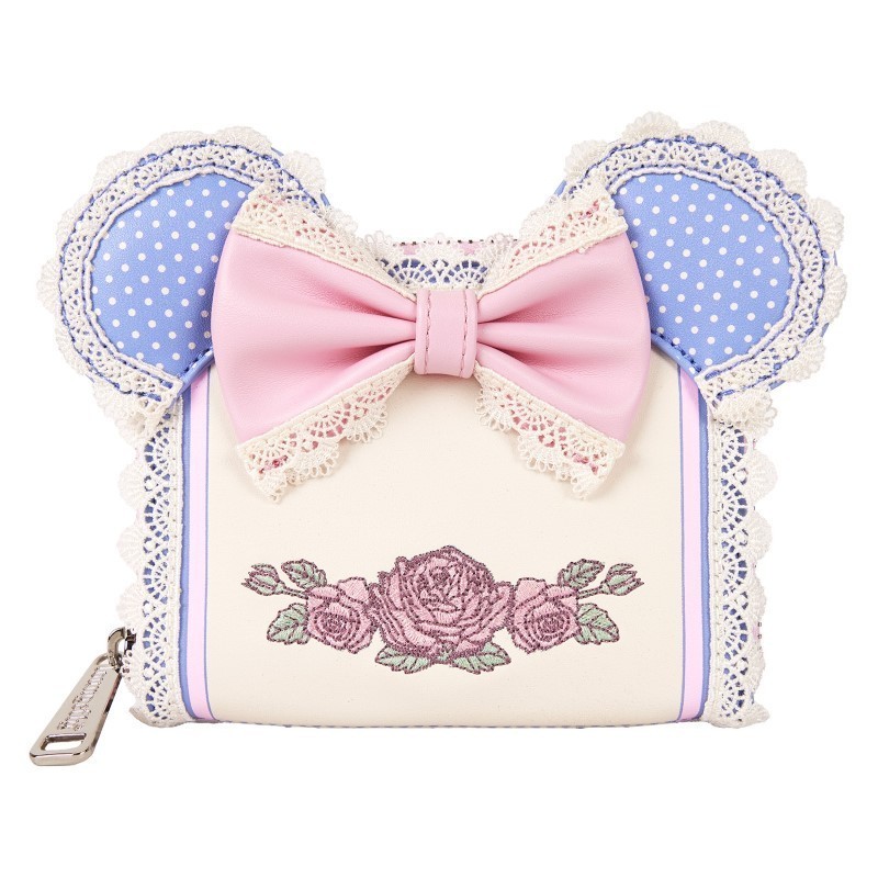 Portefeuille Minnie Floral And Lace Ears LOUNGEFLY