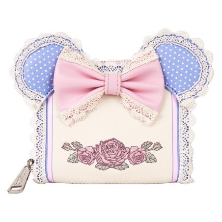 Portefeuille Minnie Floral And Lace Ears LOUNGEFLY
