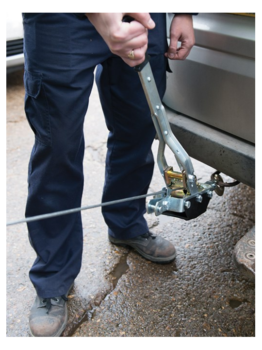 Palan tendeur de Traction Intensif 2 000 kg  Câble 3m Silverline 361253