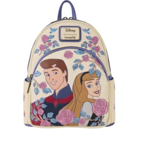 Sac à dos Princesse Aurore et prince Phillip La belle au bois dormant LOUNGEFLY