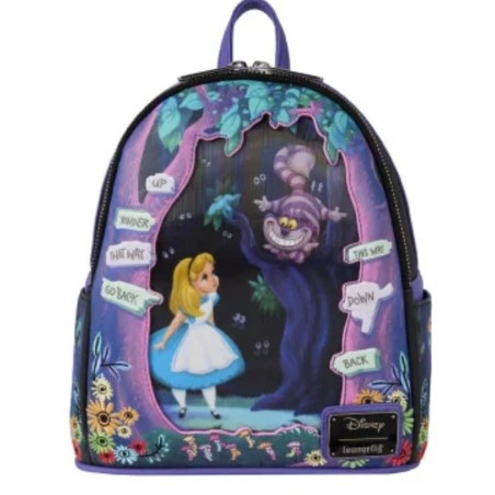 Sac à dos Cheshire Lenticulaire Alice au pays des merveilles LOUNGEFLY