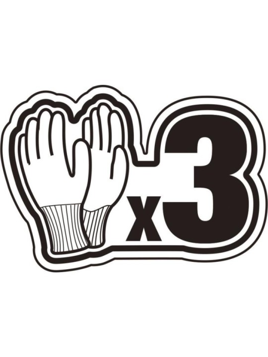 Lot de 3 Paires Gants Tricot Econocut Deltaplus Venicutc04 / Vecutc04 : Polyvalence et Protection
