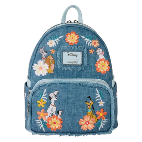 Sac à dos Denim disney dogs LOUNGEFLY