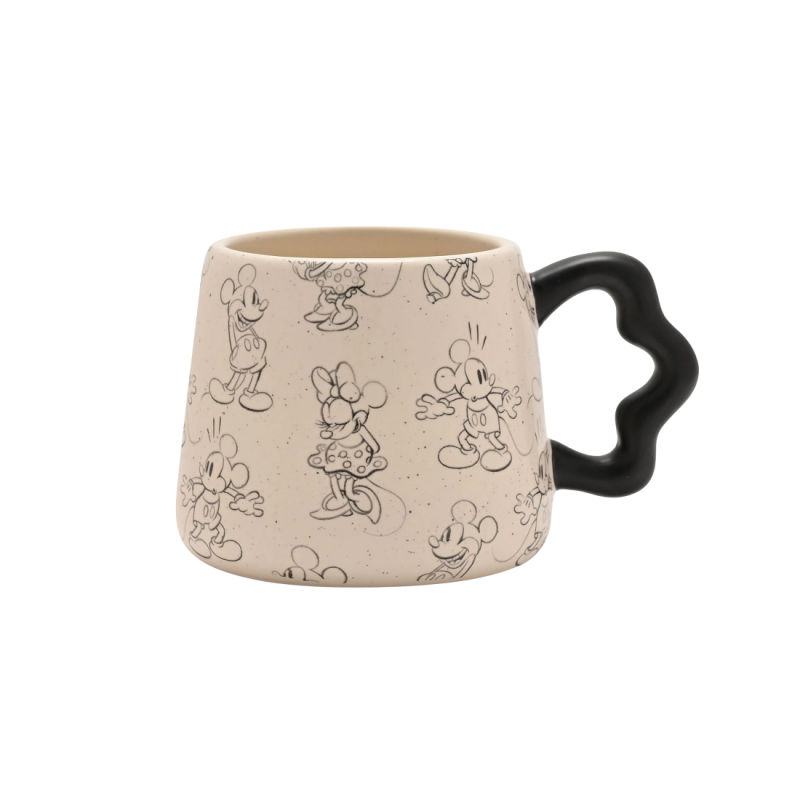 Mug Shapes black and white mickey and minnie