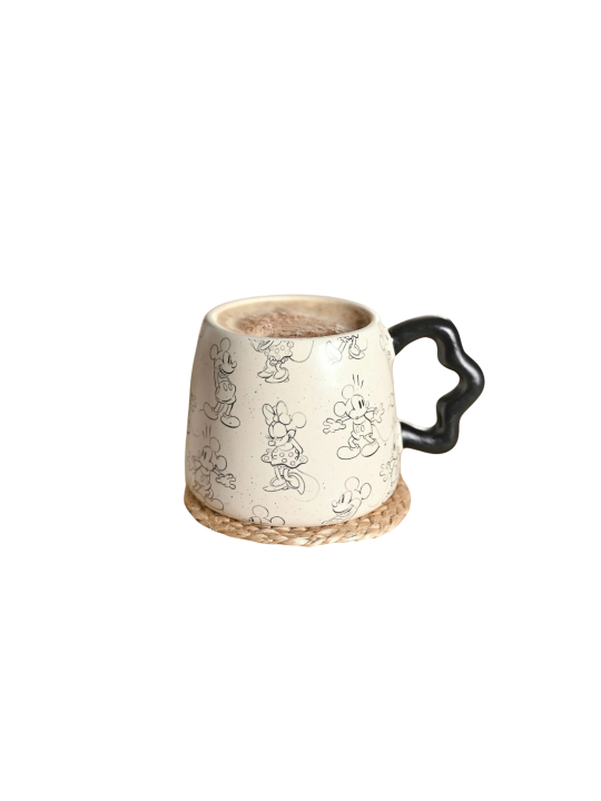 Mug Shapes black and white mickey and minnie