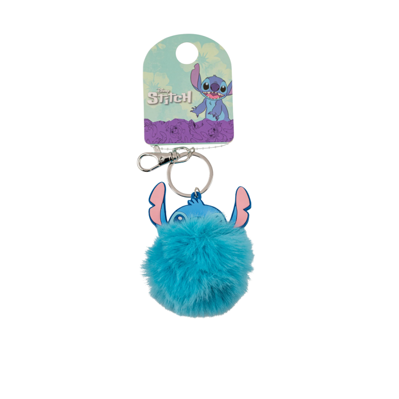 Porte clés pompon Stitch