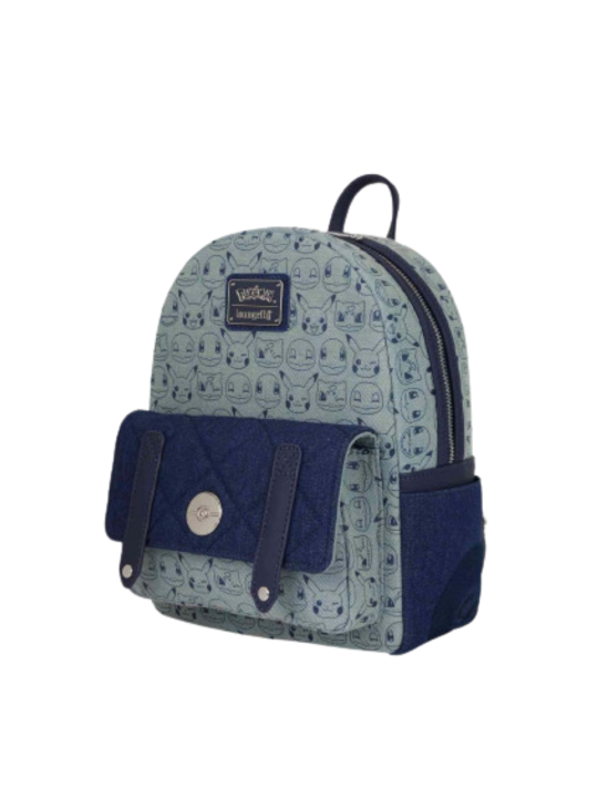Sac à dos faux denim Pokémon LOUNGEFLY