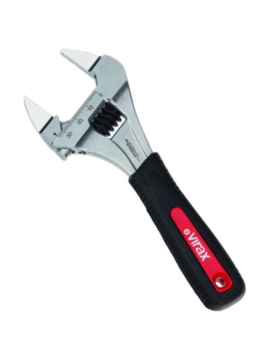 Clé à Molette 8" Mors Extra Fins Virax 017052 : Précision et Efficacité