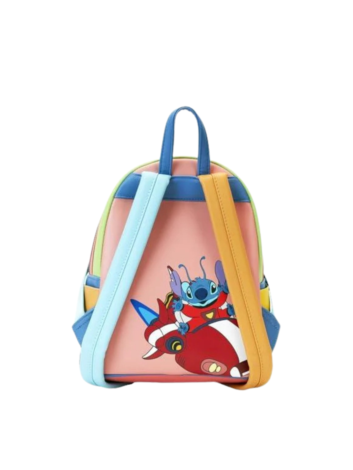 Sac à dos jaase colorblock Stitch LOUNGEFLY