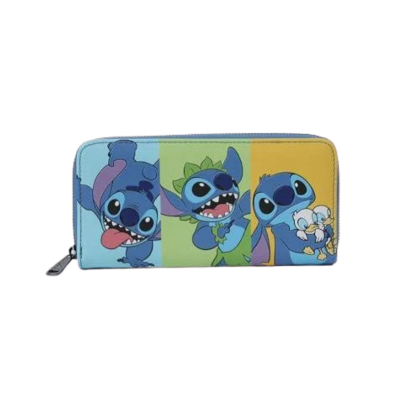Portefeuille Jaase colorblock Stitch LOUNGEFLY