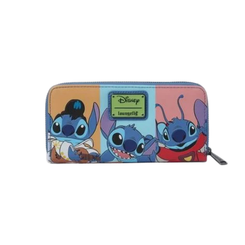 Portefeuille Jaase colorblock Stitch LOUNGEFLY