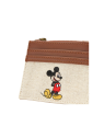 Porte cartes en toile Mickey Disney