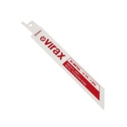 Lames  scie sabre-VIRAX 046011 12.7 mm métaux pvc