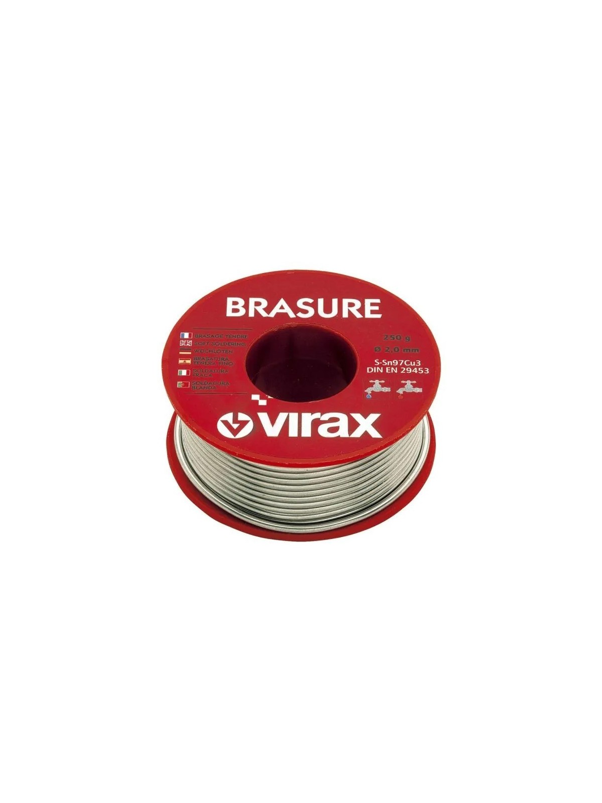 Brasure tendre 2 mm- VIRAX 528346