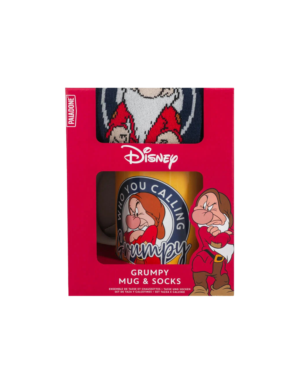 Set Mug + chaussettes Grumpy Blanche-neige et les 7 nains disney