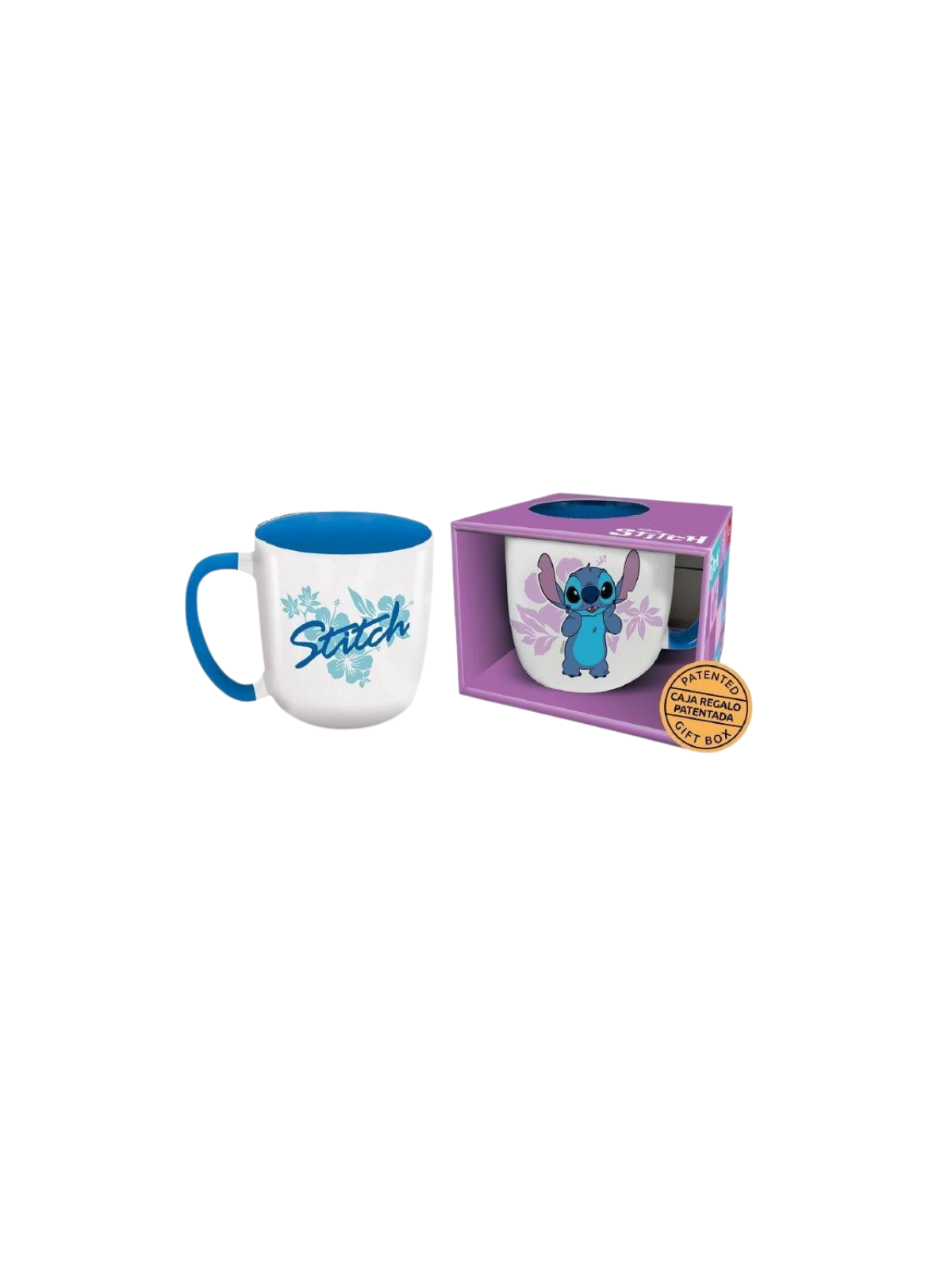 Mug Stitch flowers disney