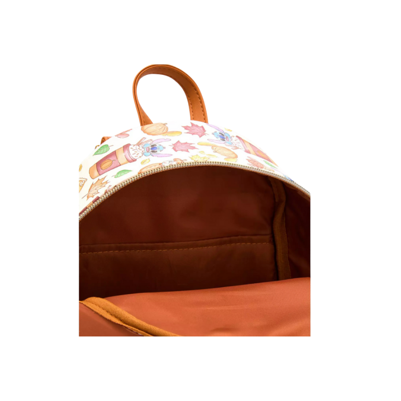 Sac à dos pumpkin spice latte stitch LOUNGEFLY
