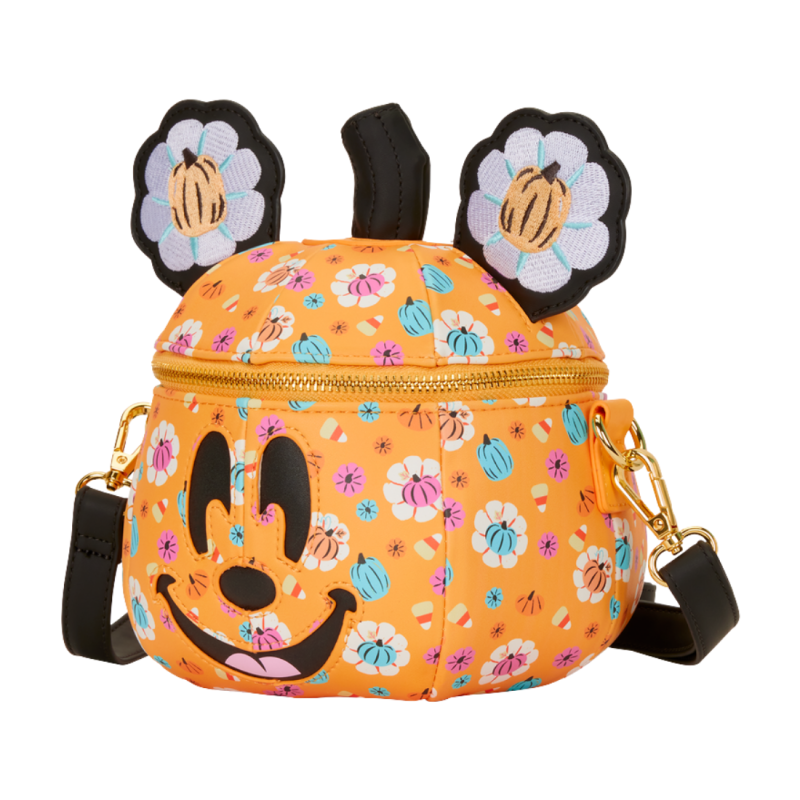Sac Bandoulière Pumpkin Head Glow Mickey LOUNGEFLY