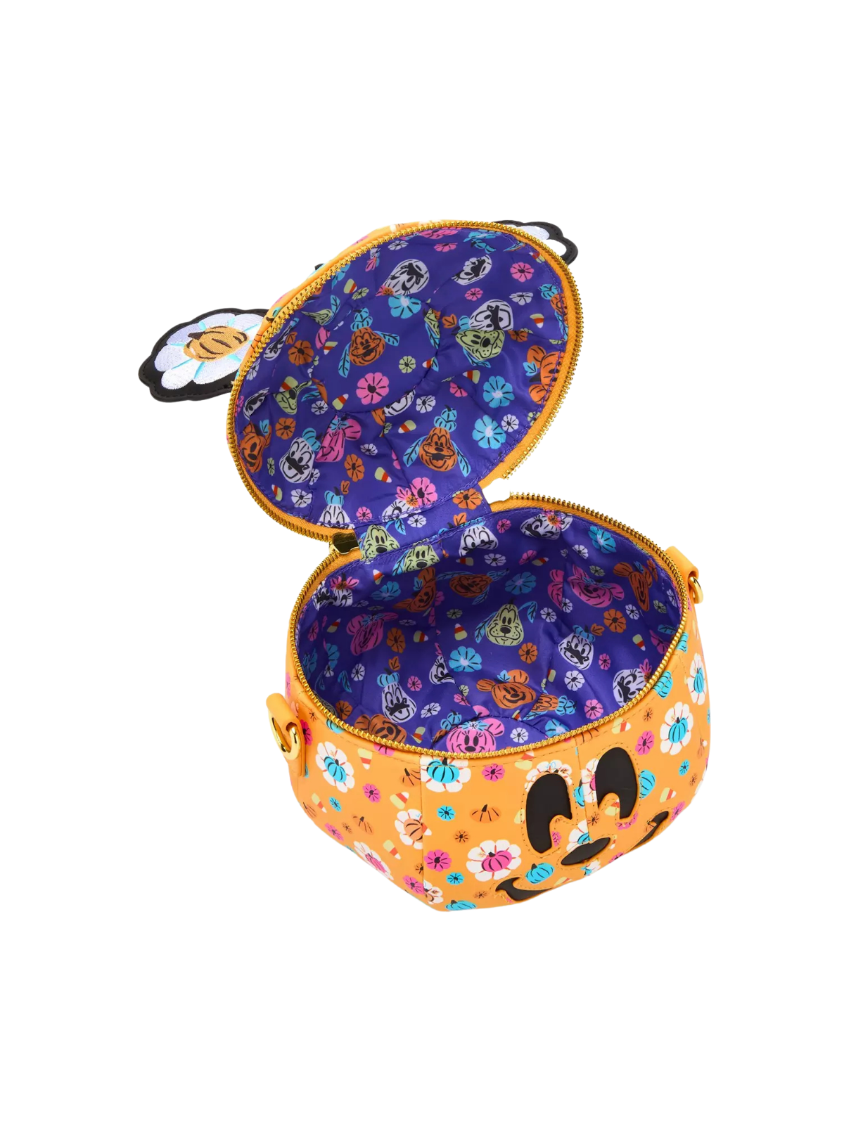 Sac Bandoulière Pumpkin Head Glow Mickey LOUNGEFLY