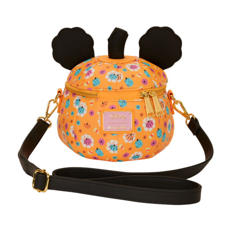 Sac Bandoulière Pumpkin Head Glow Mickey LOUNGEFLY