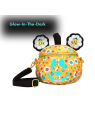 Sac Bandoulière Pumpkin Head Glow Mickey LOUNGEFLY