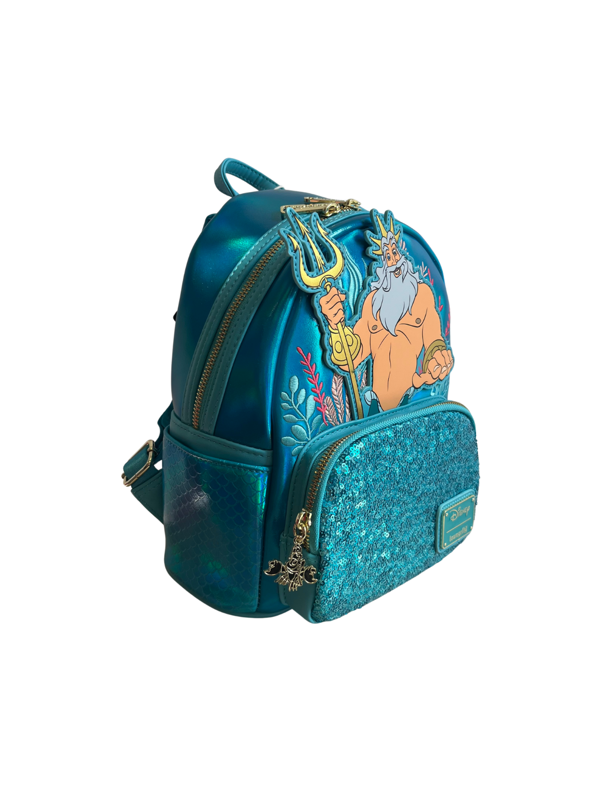 Sac à dos Roi Triton La Petite Sirène LOUNGEFLY
