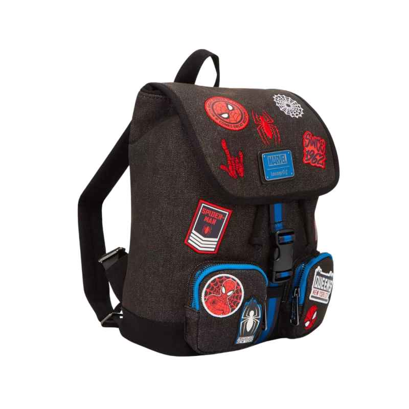 Sac à dos Icons Patches Spiderman LOUNGEFLY