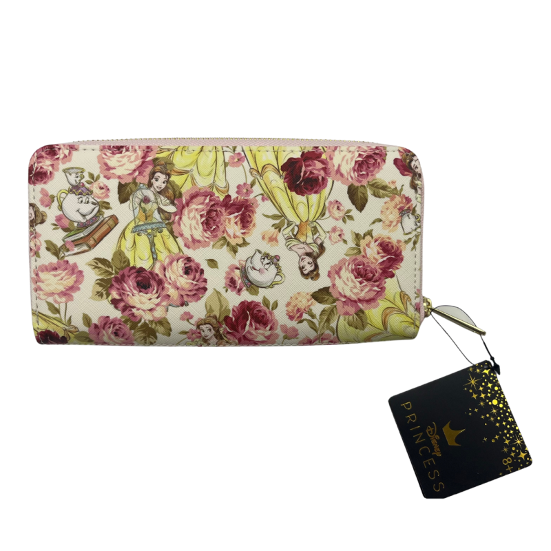 Portefeuille La Belle et la Bête Floral LOUNGEFLY